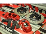 攬勝改裝BREMBO GT6活塞剎車套裝強大制動力加大剎車盤
