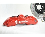 英菲尼迪G37剎車改裝brembo剎車大六活塞，進(jìn)口剎車配件